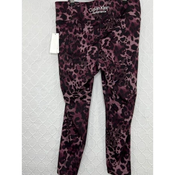 Calvin Klein Performance Cheetah Leggings Size 1X NWT - Picture 5 of 5